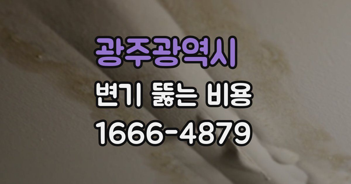 광주광역시 변기 뚫는 비용