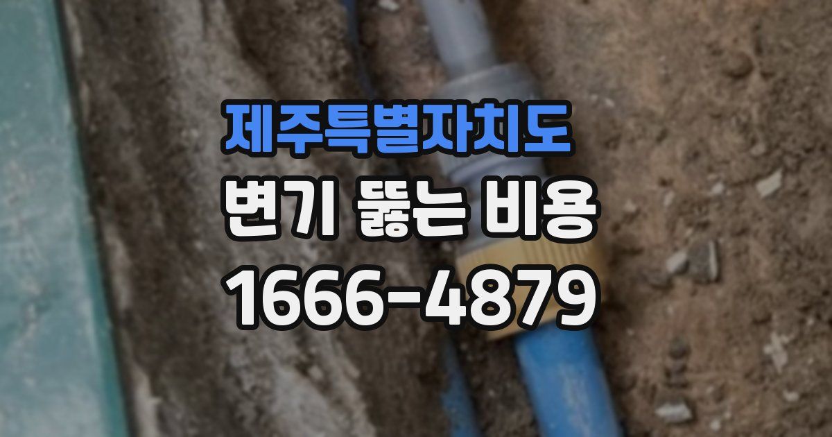 제주특별자치도 변기 뚫는 비용