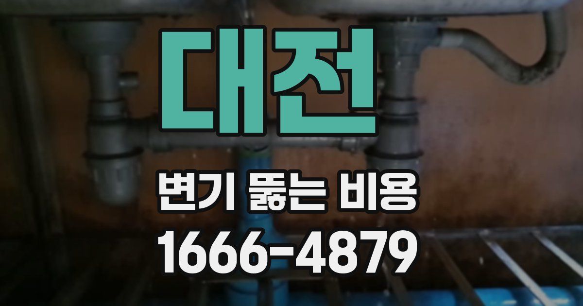 대전 변기 뚫는 비용