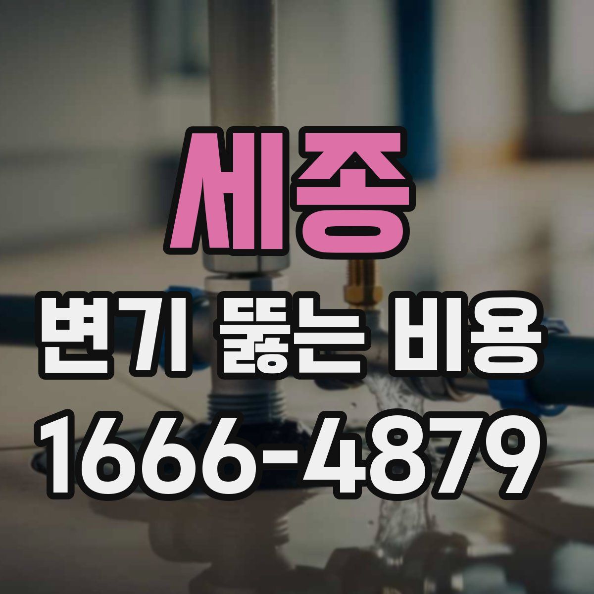 세종 변기 뚫는 비용