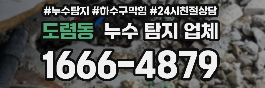 도렴동 누수 탐지 업체