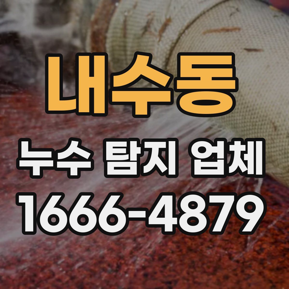 내수동 누수 탐지 업체