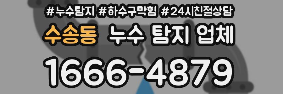 수송동 누수 탐지 업체
