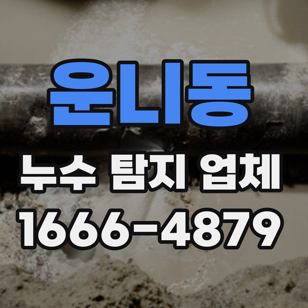 운니동 누수 탐지 업체