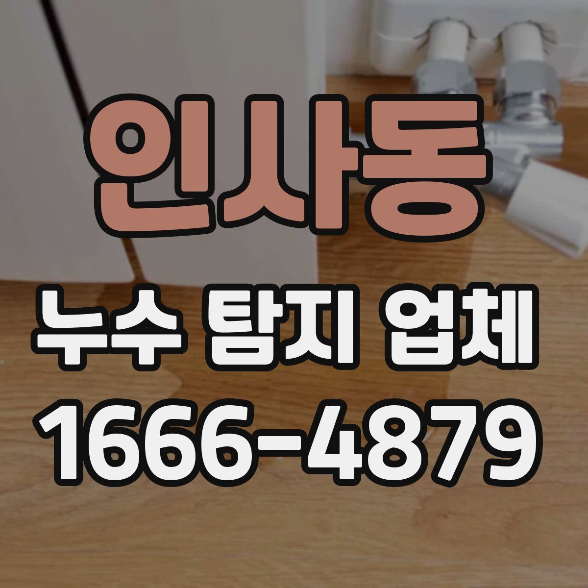 인사동 누수 탐지 업체