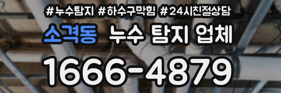 소격동 누수 탐지 업체