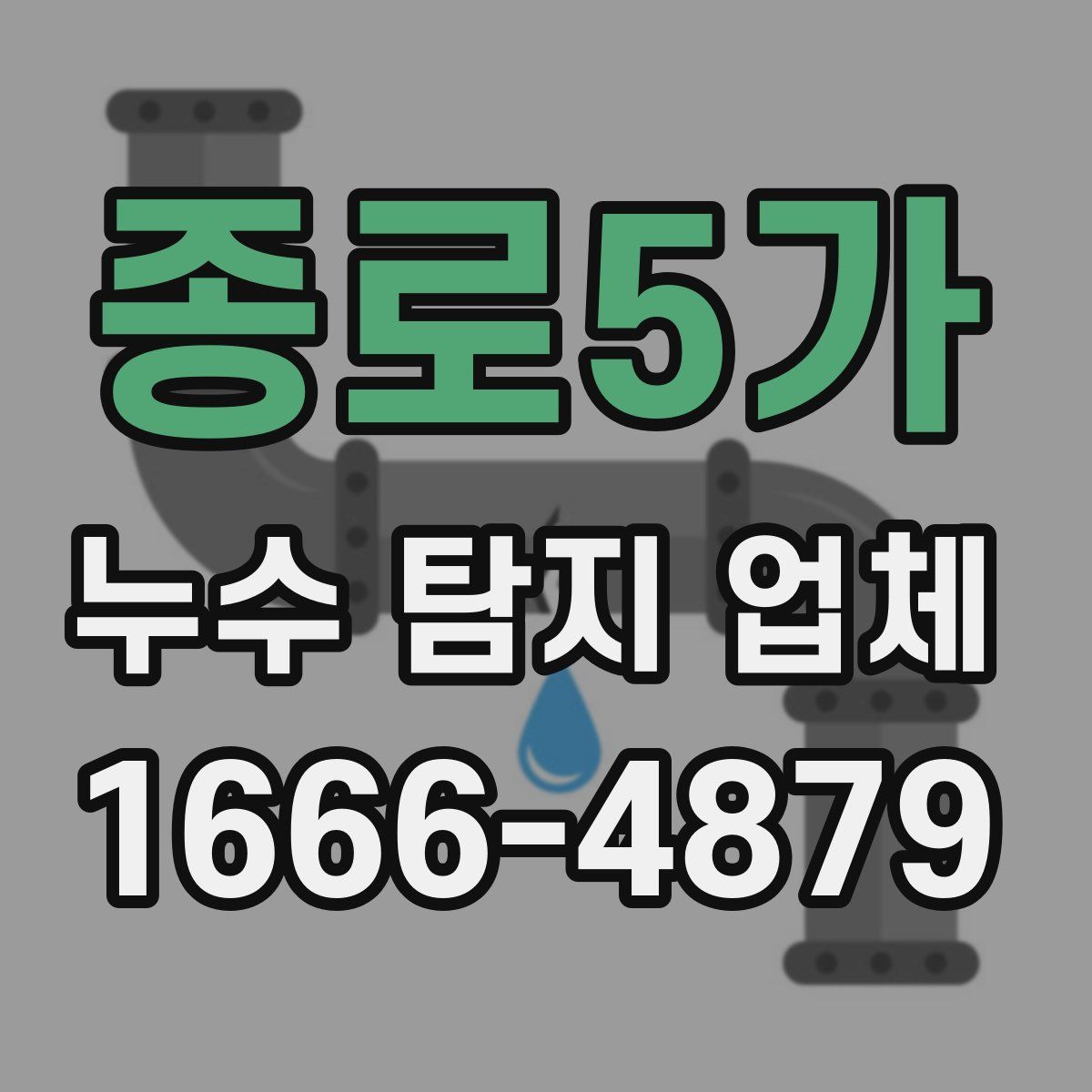 종로5가 누수 탐지 업체