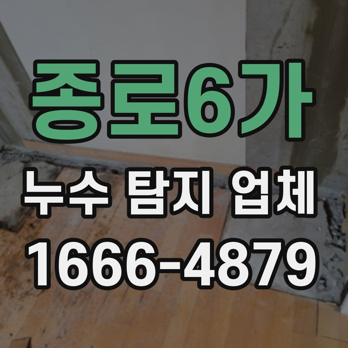 종로6가 누수 탐지 업체