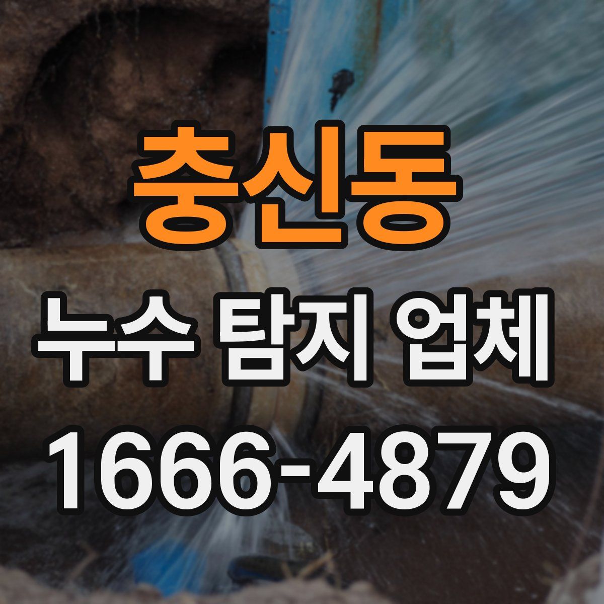 충신동 누수 탐지 업체