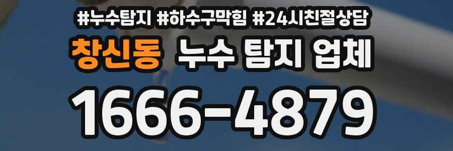 창신동 누수 탐지 업체
