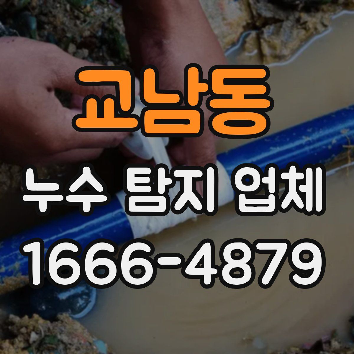 교남동 누수 탐지 업체