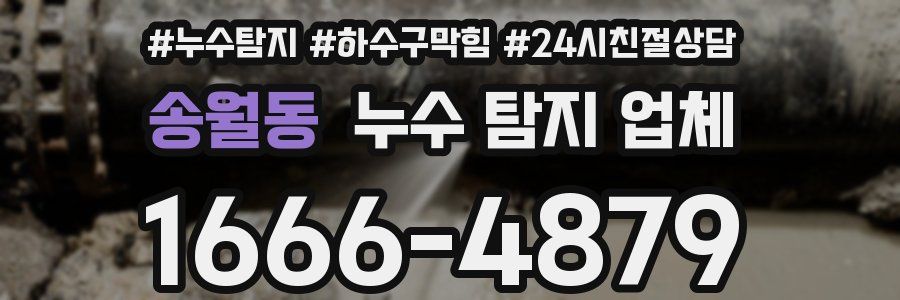 송월동 누수 탐지 업체