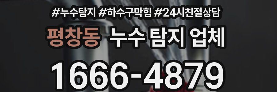 평창동 누수 탐지 업체