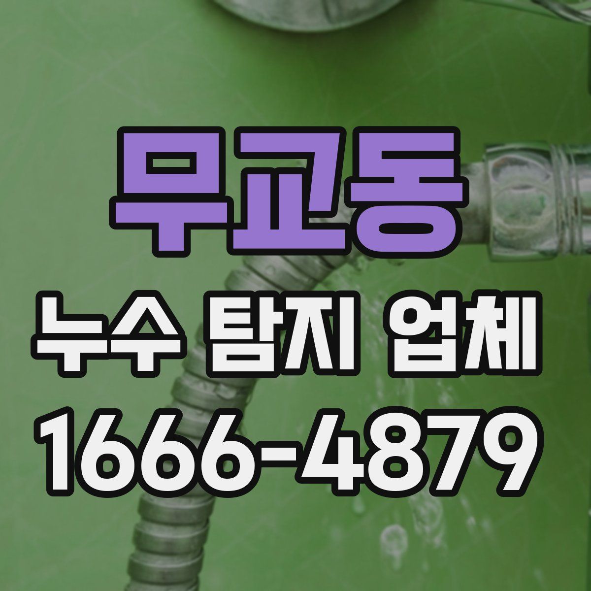 무교동 누수 탐지 업체