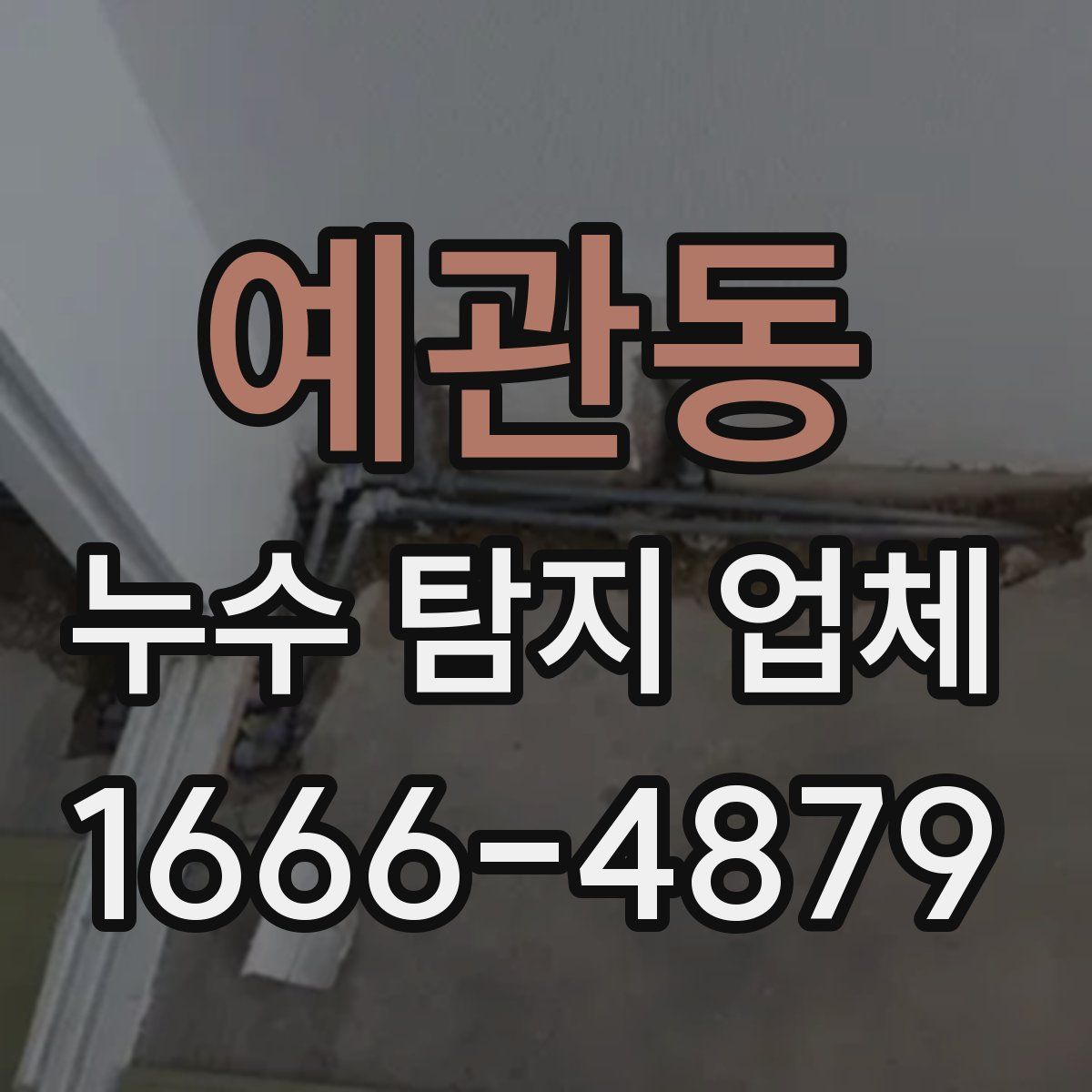예관동 누수 탐지 업체