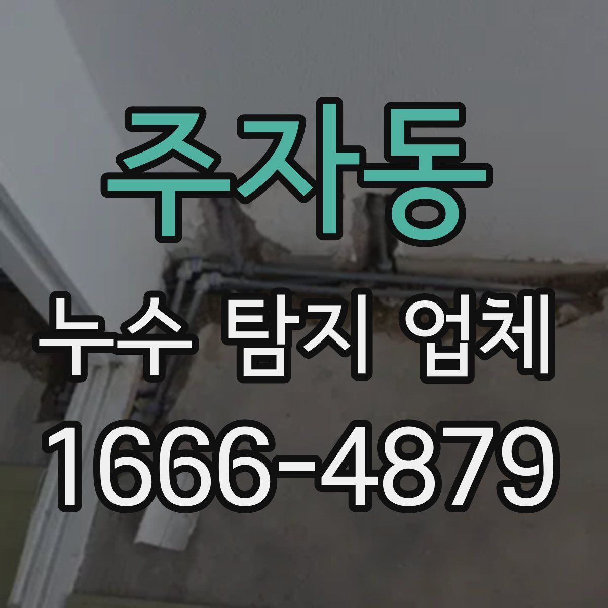 주자동 누수 탐지 업체