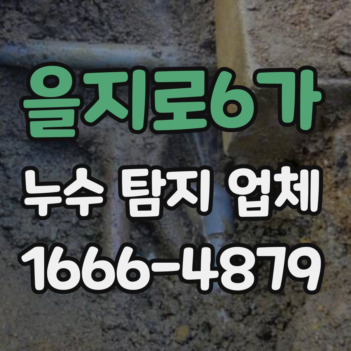을지로6가 누수 탐지 업체