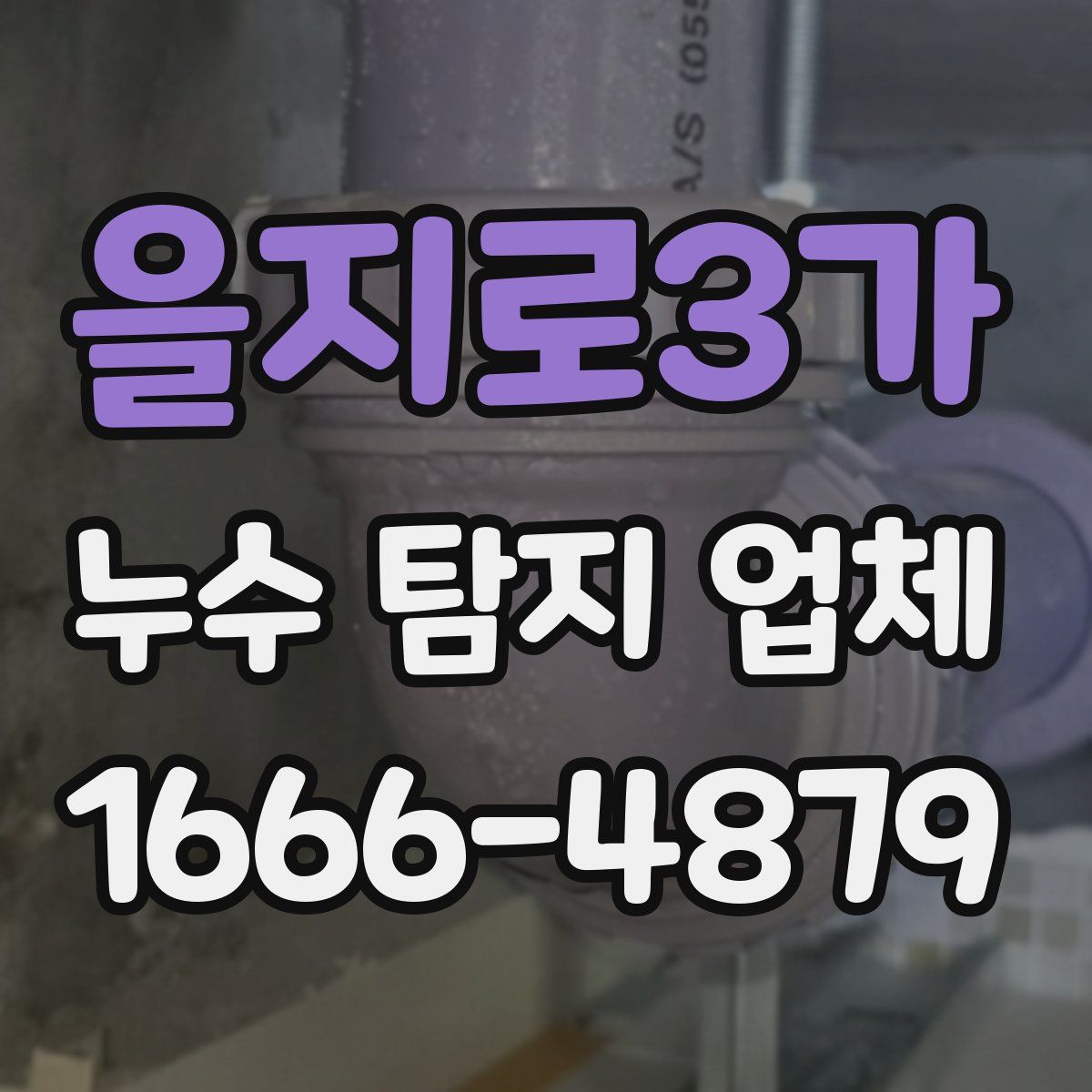 을지로3가 누수 탐지 업체