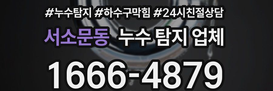 서소문동 누수 탐지 업체