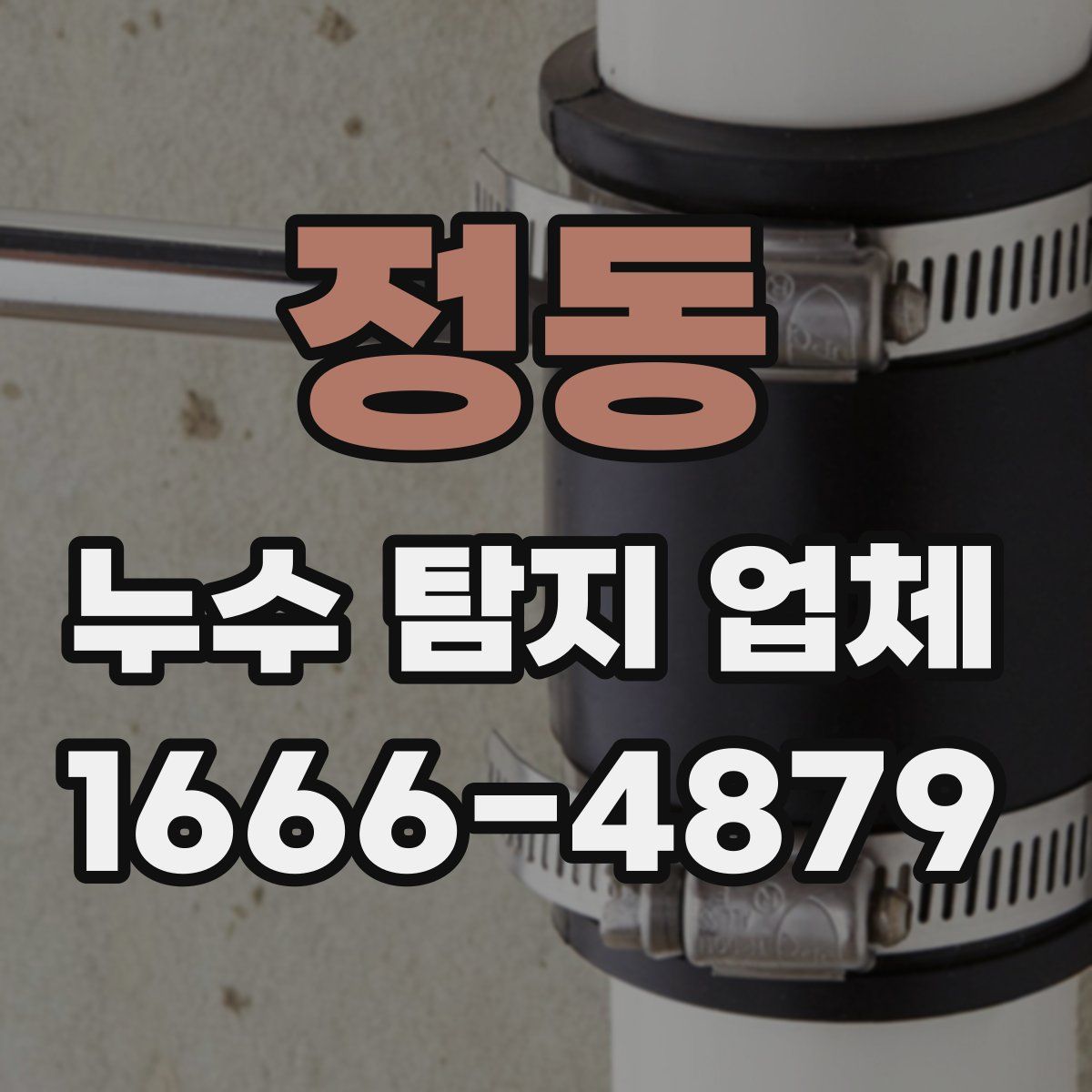 정동 누수 탐지 업체