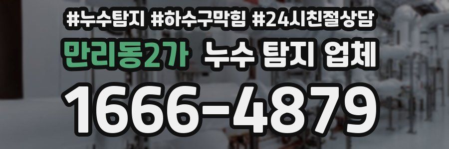 만리동2가 누수 탐지 업체
