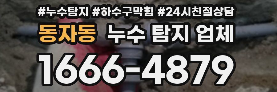 동자동 누수 탐지 업체