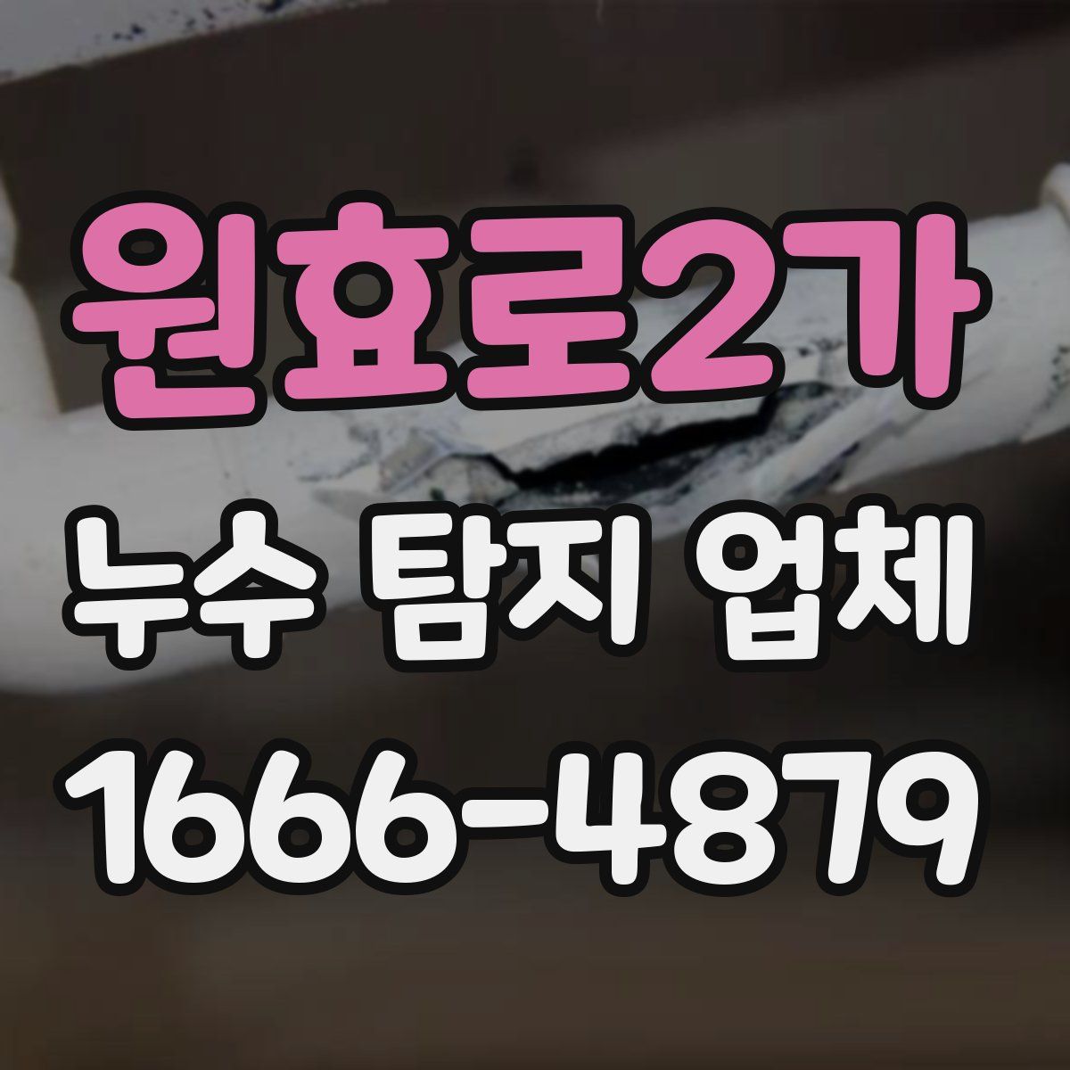 원효로2가 누수 탐지 업체