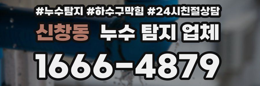 신창동 누수 탐지 업체