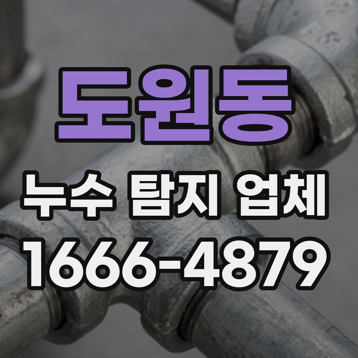 도원동 누수 탐지 업체