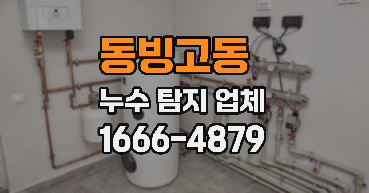 동빙고동 누수 탐지 업체