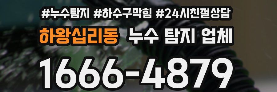 하왕십리동 누수 탐지 업체