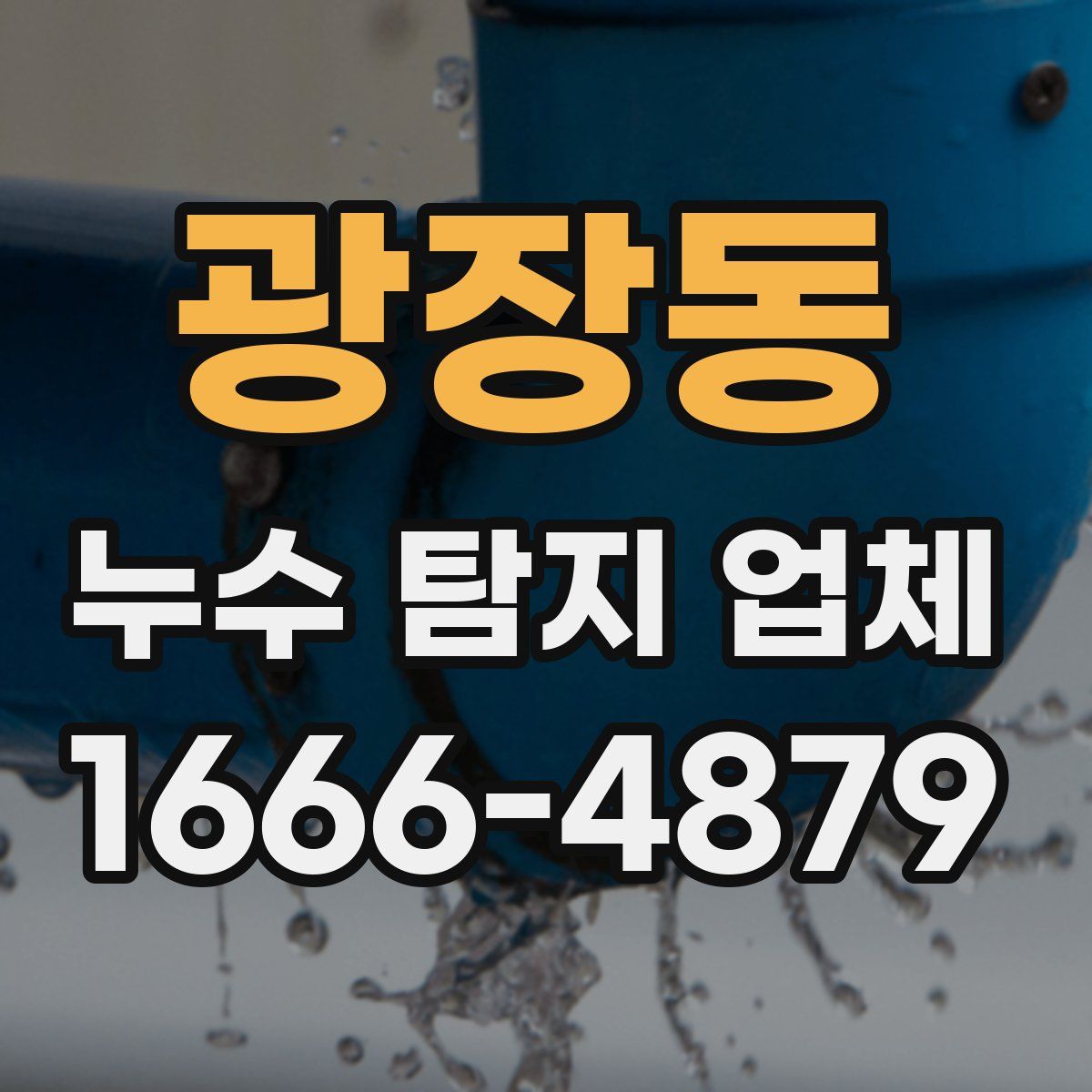 광장동 누수 탐지 업체