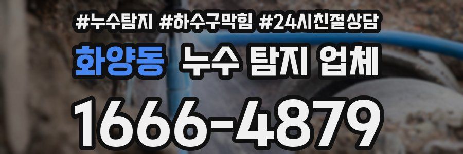 화양동 누수 탐지 업체