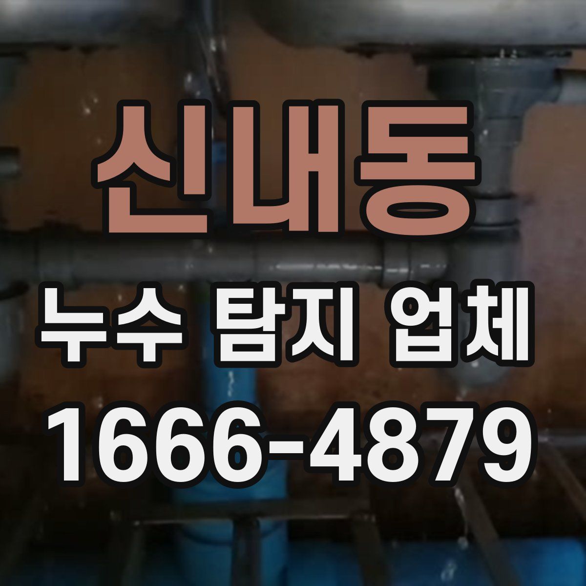 신내동 누수 탐지 업체
