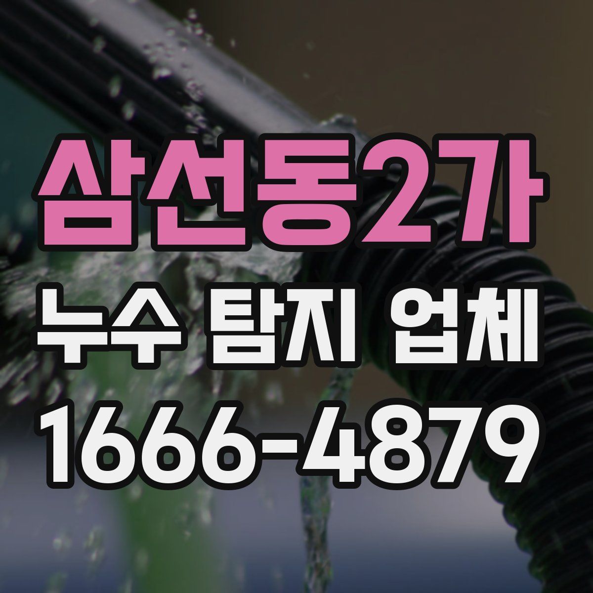 삼선동2가 누수 탐지 업체