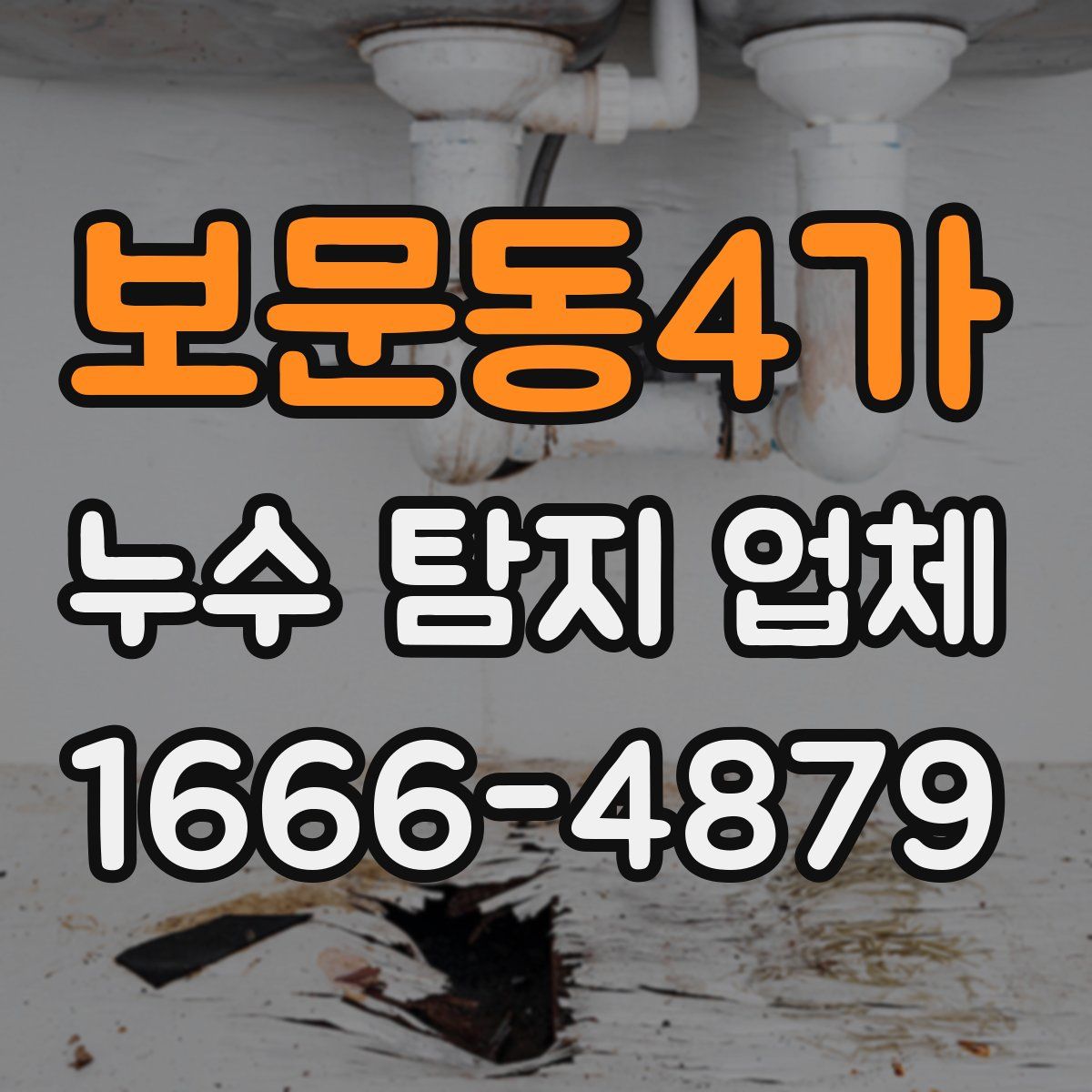 보문동4가 누수 탐지 업체
