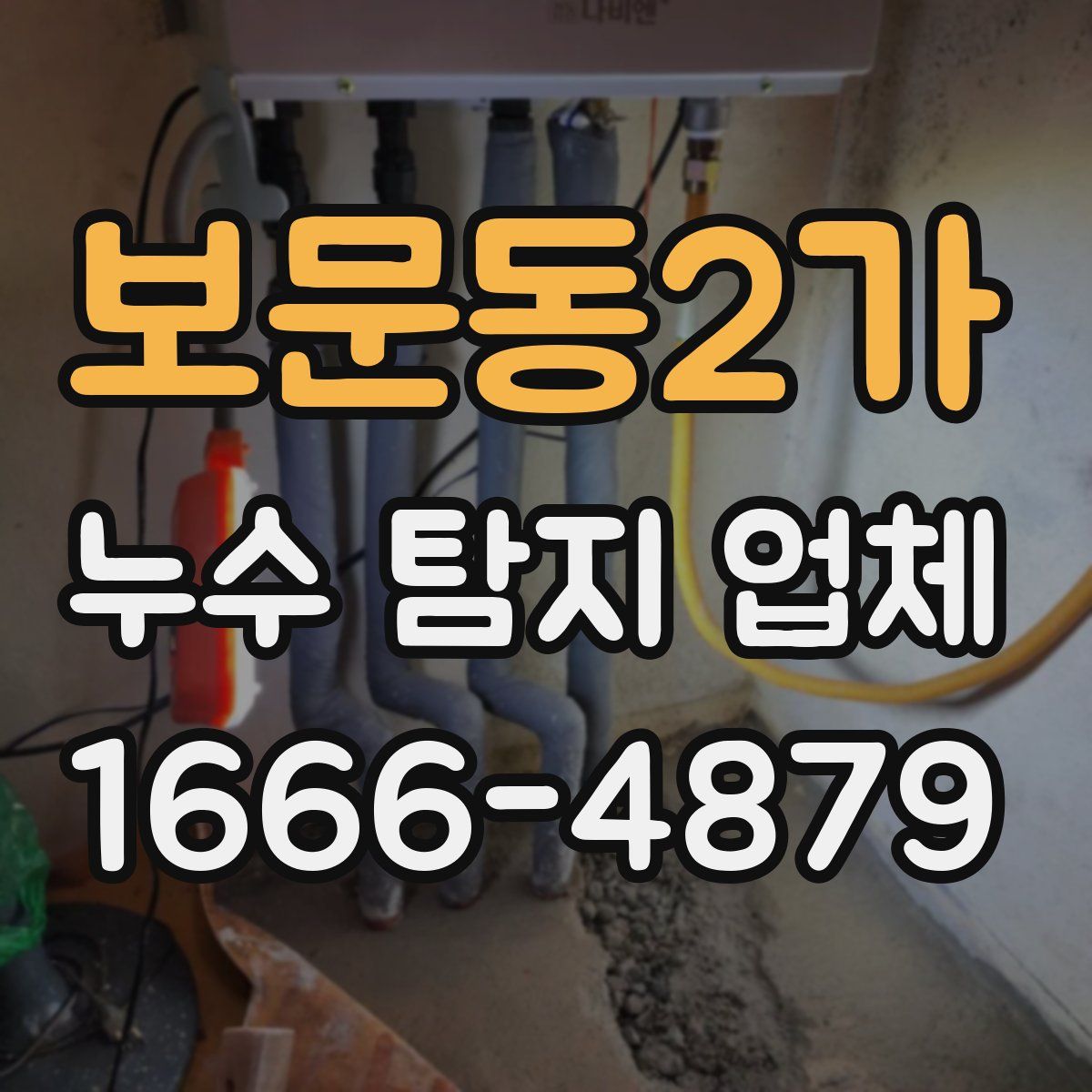 보문동2가 누수 탐지 업체