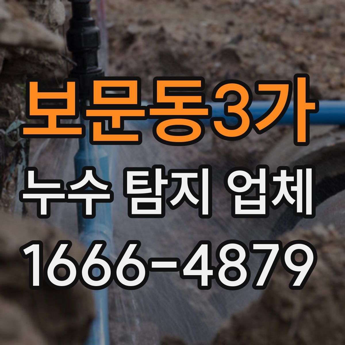 보문동3가 누수 탐지 업체