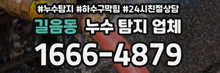 길음동 누수 탐지 업체