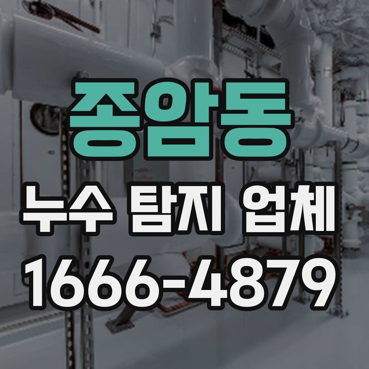 종암동 누수 탐지 업체