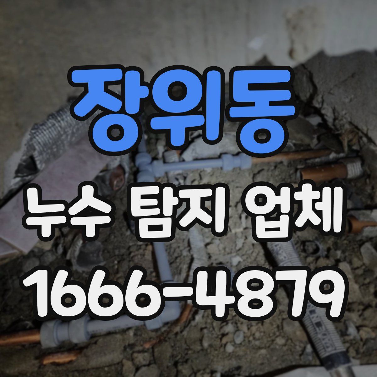 장위동 누수 탐지 업체