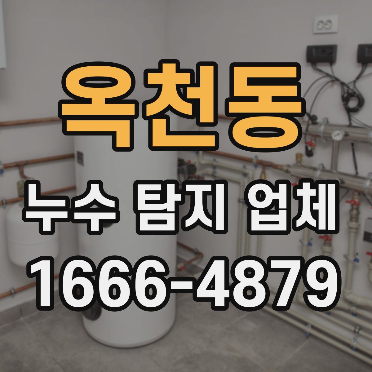 옥천동 누수 탐지 업체