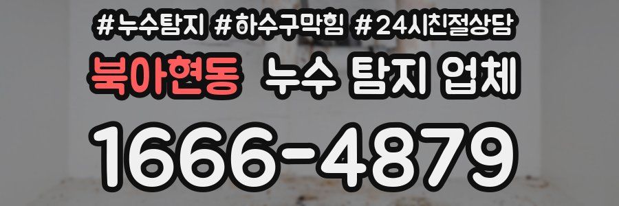 북아현동 누수 탐지 업체