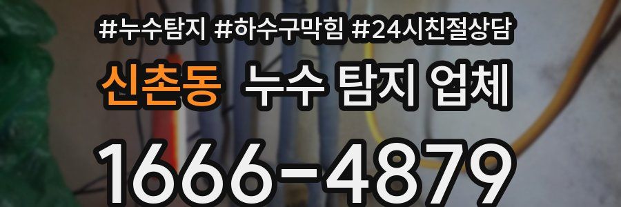 신촌동 누수 탐지 업체