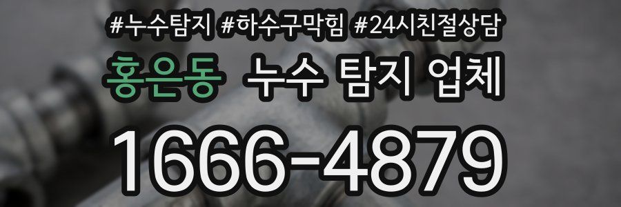 홍은동 누수 탐지 업체