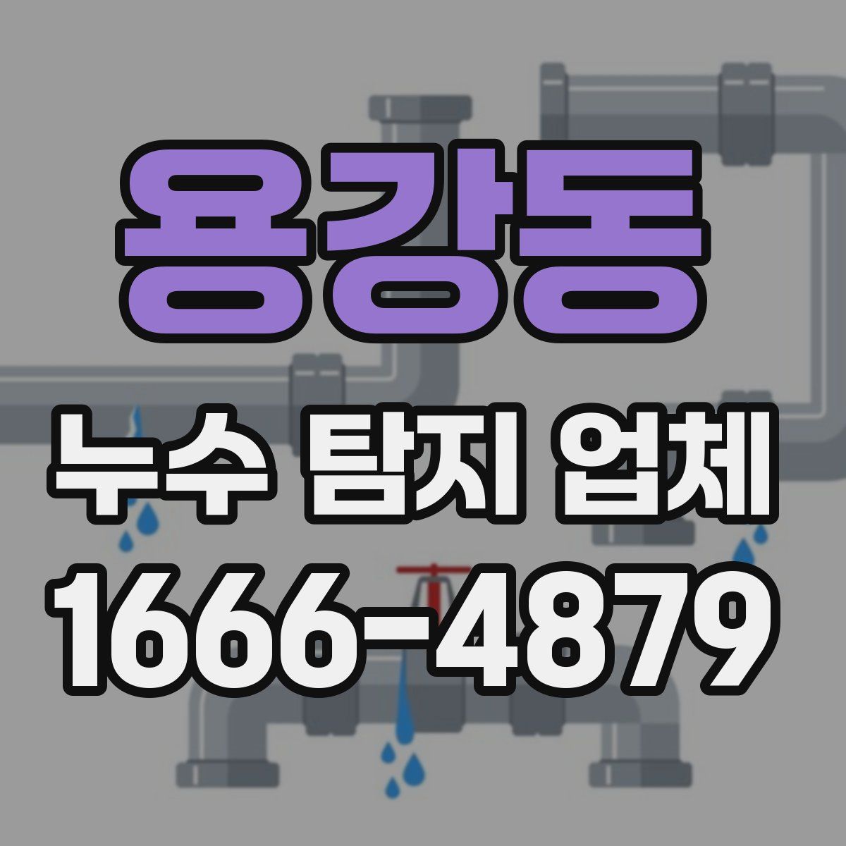 용강동 누수 탐지 업체