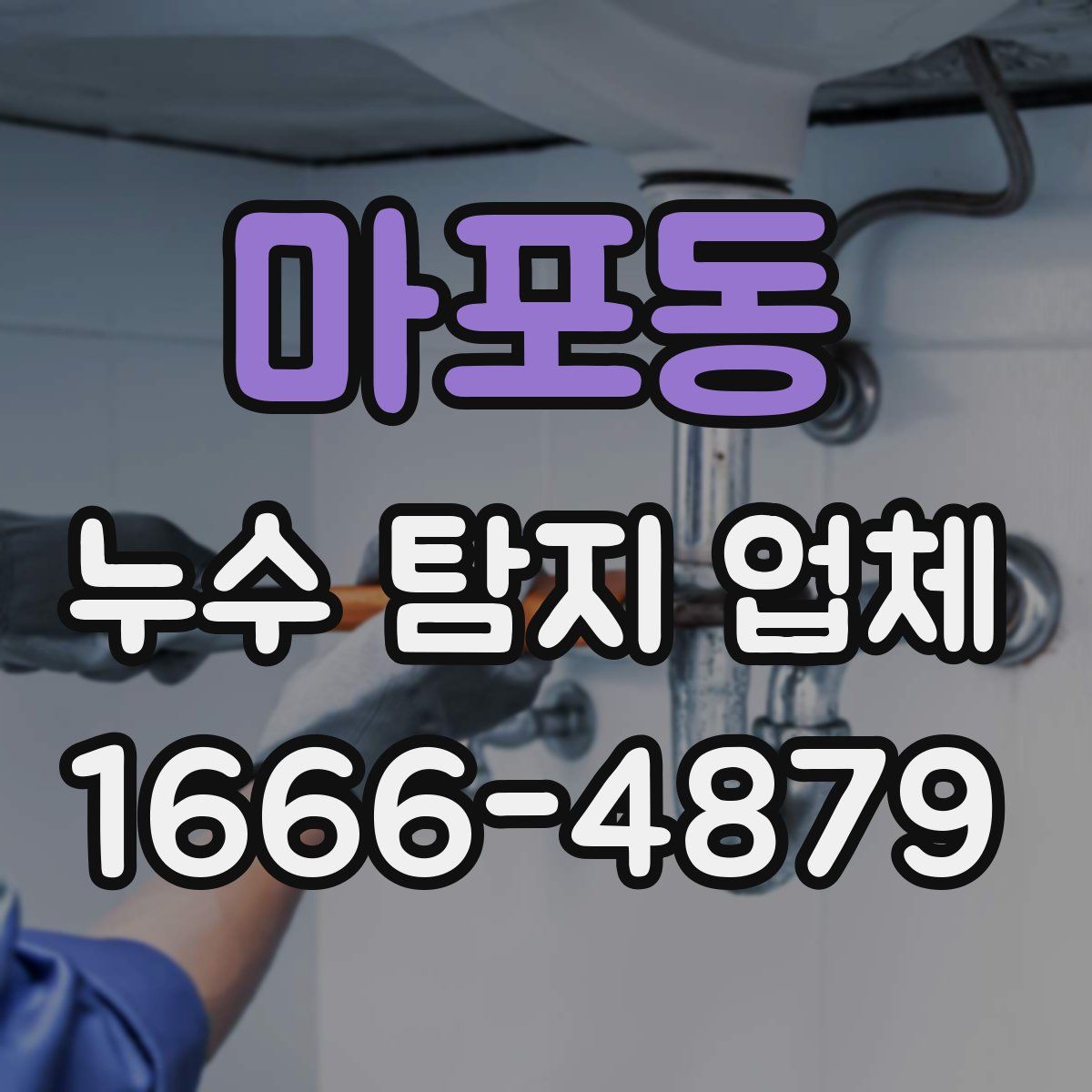 마포동 누수 탐지 업체
