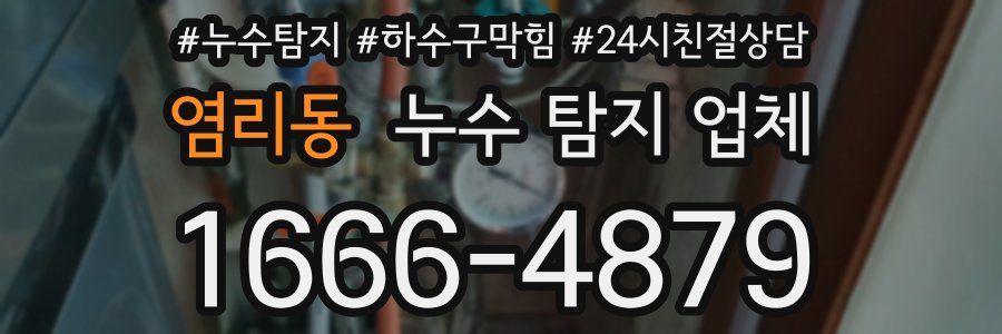 염리동 누수 탐지 업체