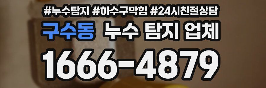 구수동 누수 탐지 업체