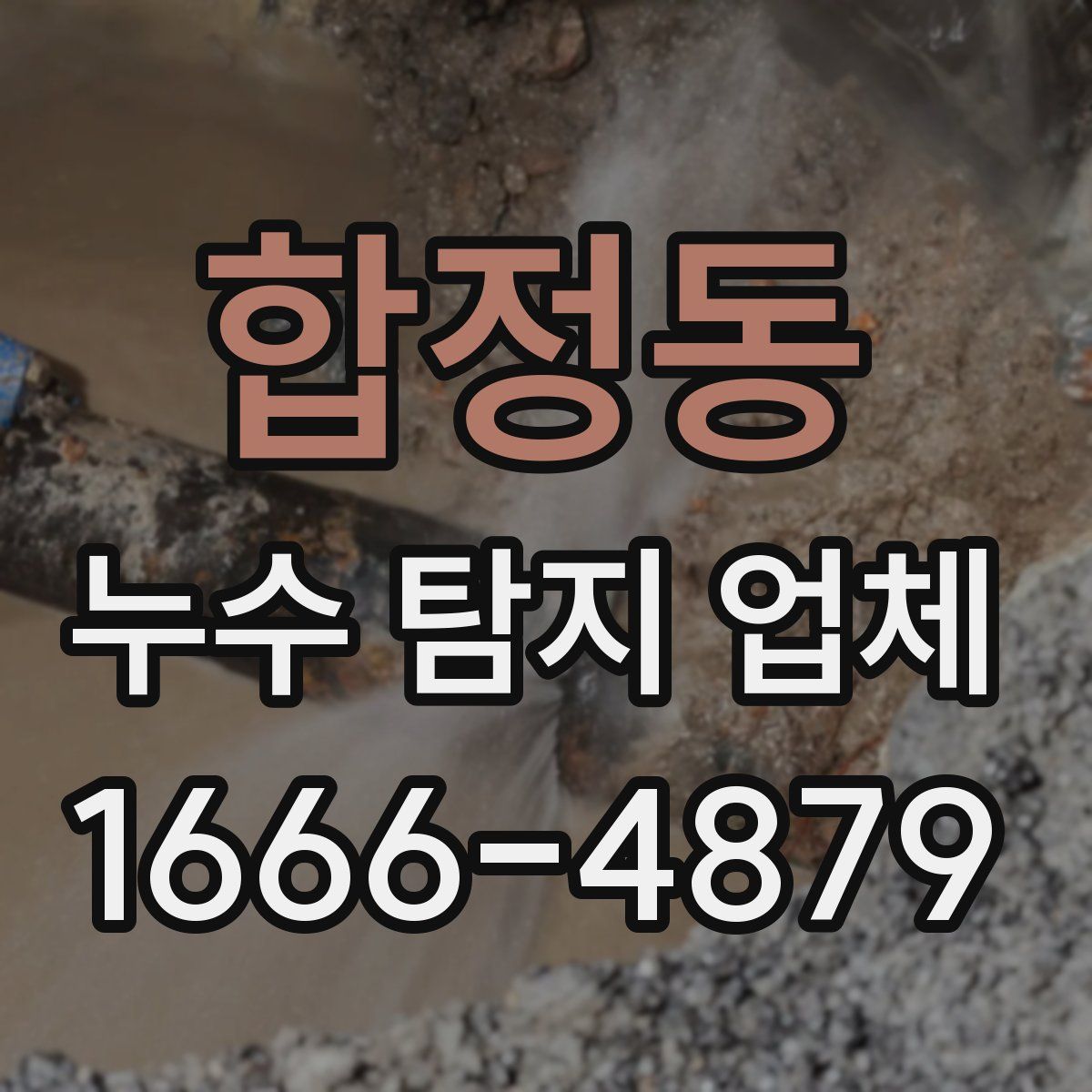 합정동 누수 탐지 업체